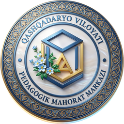 Qashqadaryo viloyati pedagogik mahorat markazi logotipi